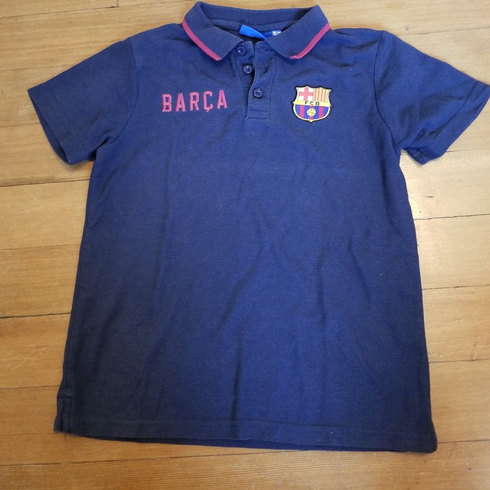 Barcelona FC "Barca" Polo. Size 10/11. Youth
